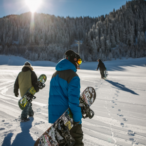 Snowboarding presents risk for winter sports injuries without proper preparation. 