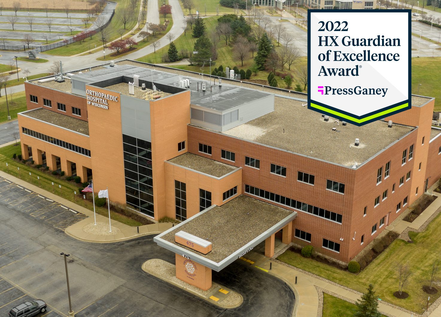 Orthopaedic Hospital of Wisconsin receives 2022 Press Ganey Human Experience Guardian of Excellence Award®
